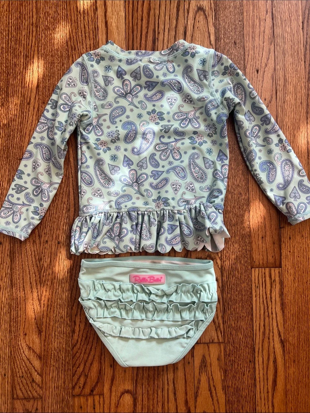 Ruffle Butts Toddler Girls Swim Suit Bundle, 3T